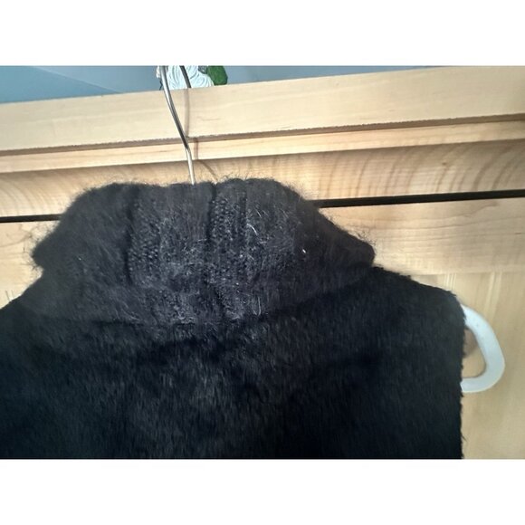 Eileen Fisher Suri Alpaca Vest Black button front size XS - Picture 5 of 9